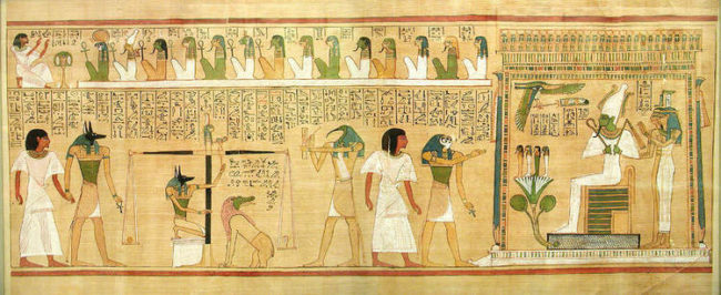 Le concept de la balance et l’Egypte Antique